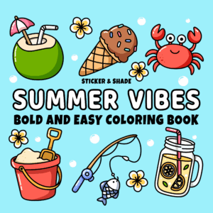 Summer Vibes Coloring Book